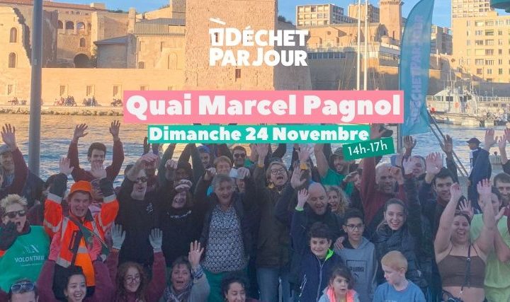 CleanUp 1 Déchet par Jour Quai Marcel Pagnol